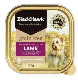 BLACK HAWK GRAIN FREE LAMB 100GX9