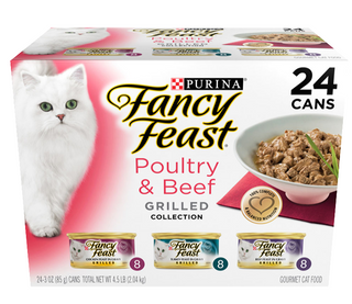 FANCY FEAST GRILLED POULTRY BEEF 85GX24