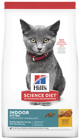 SCIENCE DIET FELINE KITTEN INDOOR 1.58KG