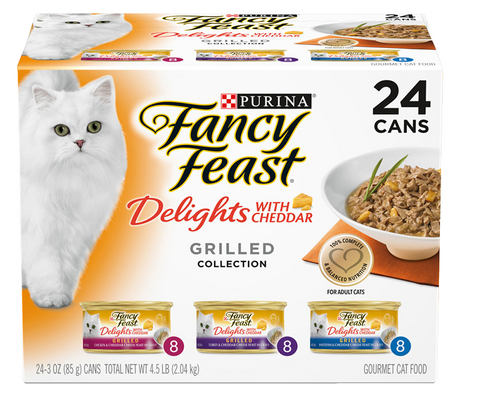 FANCY FEAST DELIGHTS WITH CHEDDAR 85GX24