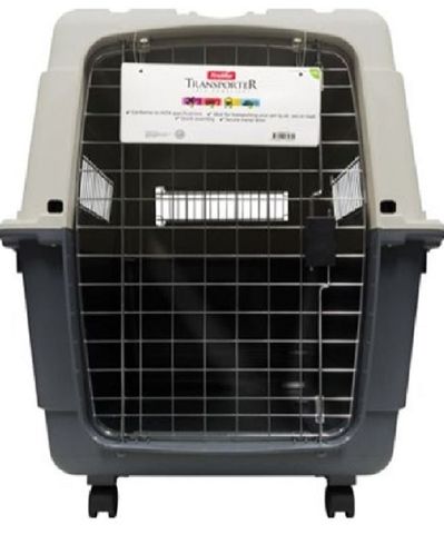 PETLIFE TRANSPORTER LARGE L74XW50XH54CM WITH WHEELS