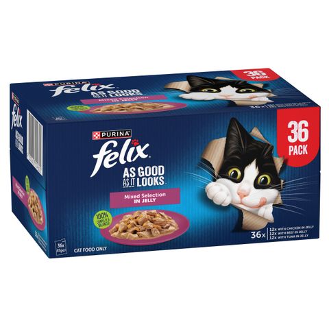 FELIX AS GOOD AS IT LOOKS MIXED SELECTION 36X85G