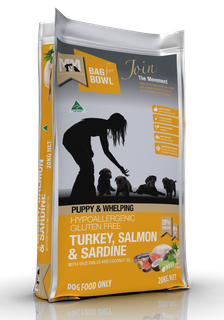 MEALS FOR MUTTS PUPPY TURKEY SALMON SARDINE GLUTEN FREE 20KG