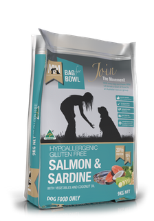 MEALS FOR MUTTS DOG SALMON SARDINE GLUTEN FREE 9KG MFM