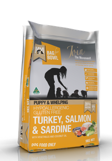MEALS FOR MUTTS PUPPY TURKEY SALMON SARDINE GLUTEN FREE 9KG MFM
