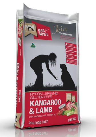 MEALS FOR MUTTS DOG KANGAROO LAMB GLUTEN FREE 20KG MFM