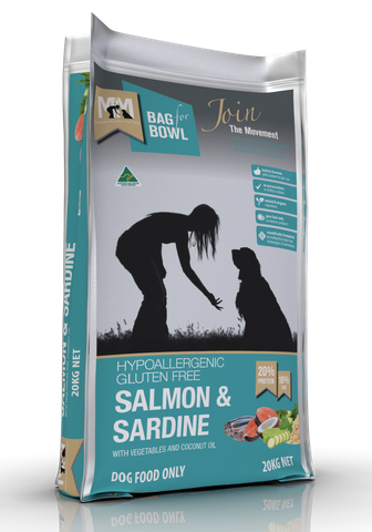 MEALS FOR MUTTS DOG SALMON SARDINE GLUTEN FREE 20KG