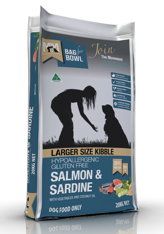 MEALS FOR MUTTS DOG LARGE BREED SALMON SARDINE GLUTEN FREE 20KG