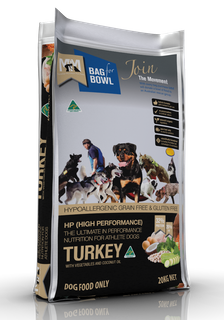 MEALS FOR MUTTS DOG HI PERFORMANCE TURKEY GLUTEN FREE GRAIN FREE 20KG MFM