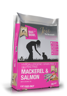 MEALS FOR MUTTS CAT MACKEREL SALMON GLUTEN FREE GRAIN FREE 9KG MFM
