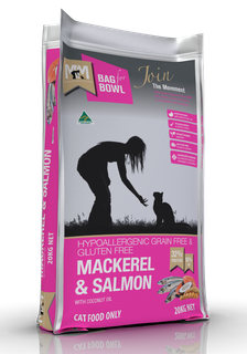 MEALS FOR MUTTS CAT MACKEREL SALMON GLUTEN FREE GRAIN FREE 20KG MFM