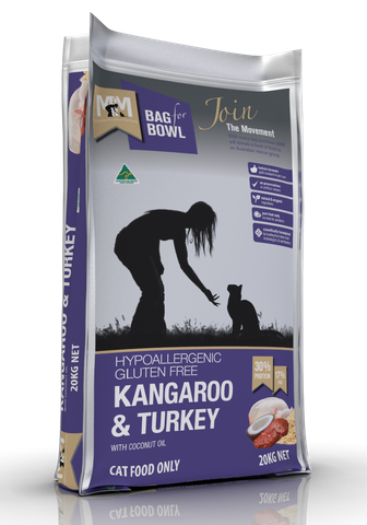 MEALS FOR  MUTTS CAT KANGAROO TURKEY GLUTEN FREE 20KG