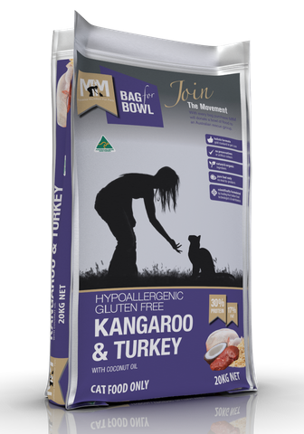 MEALS FOR MUTTS CAT KANGAROO TURKEY GLUTEN FREE 20KG MFM