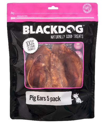 BLACKDOG PIGS EARS 5PACK