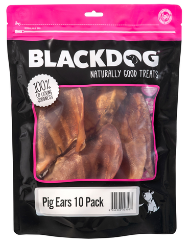 BLACKDOG PIGS EARS 10PACK