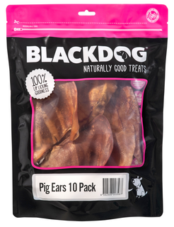 BLACKDOG PIGS EARS 10PACK