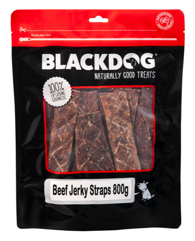 BLACKDOG BEEF JERKY STRAPS 800G