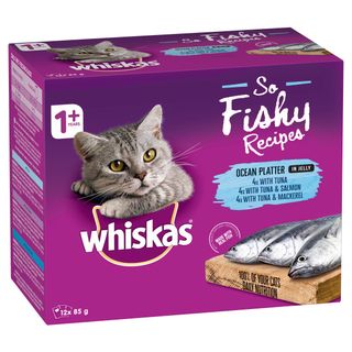 WHISKAS SO FISHY OCEAN PLATTER MVMS 12X85G