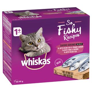 WHISKAS SO FISHY SEAFOOD MVMS 12X85G