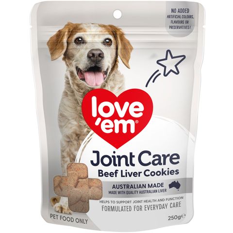 LOVE EM BEEF JOINT CARE COOKIE 250G
