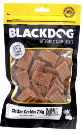 BLACKDOG CHICKEN CRINKLES 200G