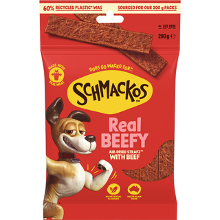 SCHMACKOS STRAPZ BEEF 200G