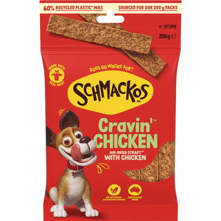 SCHMACKOS STRAPZ CHICKEN 200G