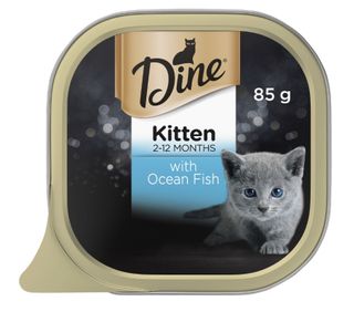 DINE KITTEN WITH STEAMED OCEAN FISH 85GX14