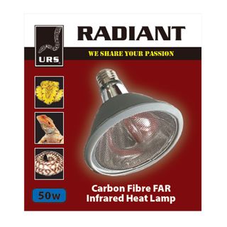 URS RADIANT CARBON FIBRE FAR INFRARED HEAT GLOBE 50W