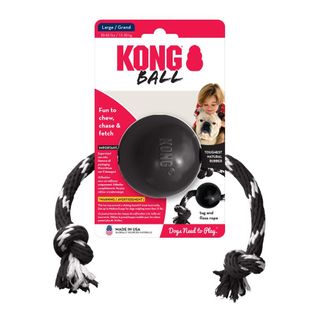 KONG EXTREME BALL WITH ROPE LARGE