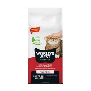 WORLD'S BEST CAT LITTER 12.7KG MULTI CAT RED