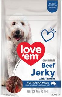 LOVE EM BEEF & TOMATO JERKY 200G