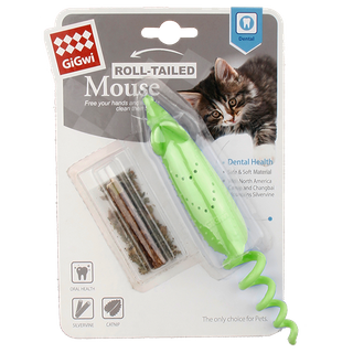 GiGwi Roll Tail Mouse With Catnip