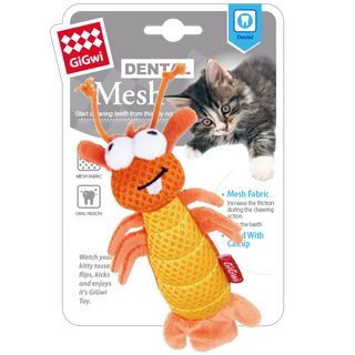 GiGwi Dental Mesh With Catnip Shrimp