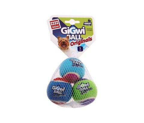 GiGwi Tennis Ball 3 Pack
