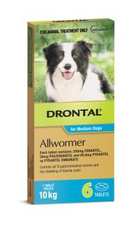 DRONTAL DOG 10KG 6 TABLETS