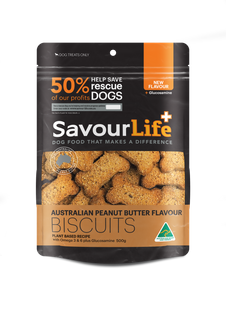 SAVOURLIFE AUSTRALIAN PEANUT BUTTER BISCUITS 500GM