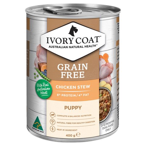 Ivory Coat Grain-Free Puppy Chicken 400gx12