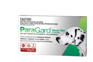 PARAGARD ALLWORMER 10-20KG 3TABS