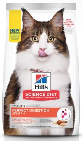 Science Diet Perfect Digestion Adult Dry Cat Food 5.9kg