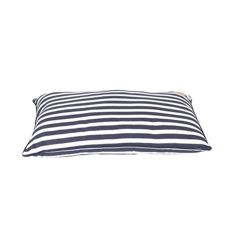 MOG AND BONE FUTON BED NAVY HAMPTON STRIPE XL