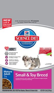 Science Diet Adult Small Paws 7+ Dry Dog Food 7.1kg