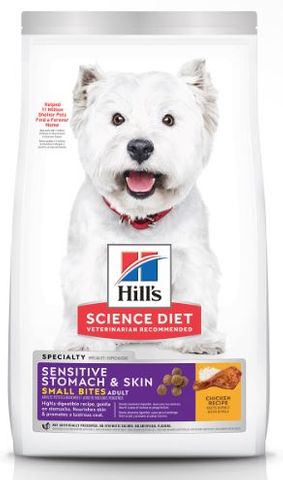 Science Diet Sensitive Skin & Stomach Adult Small Bites Dry Dog Food 1.8kg
