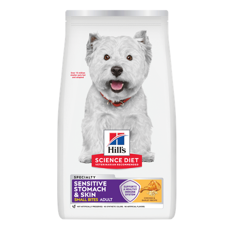 Science Diet Sensitive Skin & Stomach Adult Small Bites Dry Dog Food 6.8kg