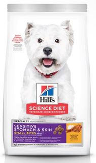 Science Diet Sensitive Skin & Stomach Adult Small Bites Dry Dog Food 6.8kg