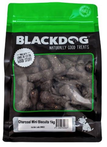 BLACKDOG MINI CHARCOAL BISCUITS 1KG