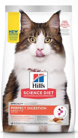 Science Diet Perfect Digestion Adult Dry Cat Food 1.59kg