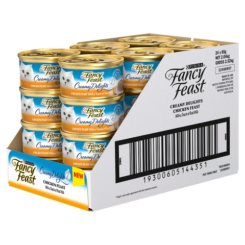 Fancy Feast Classics Creamy Delights Chicken pate 85gmx24