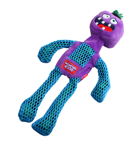 GiGwi Monster Rope Plush Toy Purple
