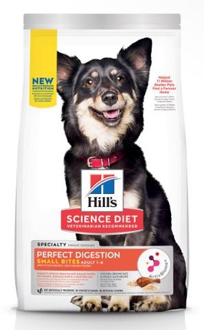 Science Diet Perfect Digestion Adult 1+ Small Bites Dry Dog Food 1.59kg